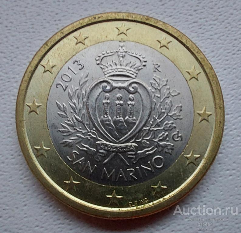 Сан-Марино 1 евро 2013 UNC