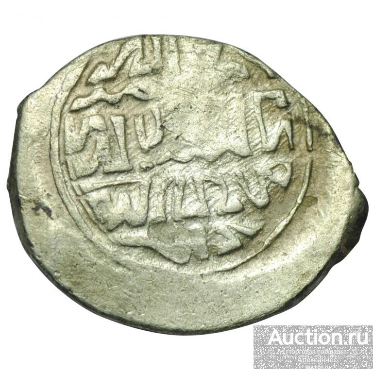 Монета Денга анонимная Великое княжество Московское 1425 - 1428 Подражание / Сокольник вправо