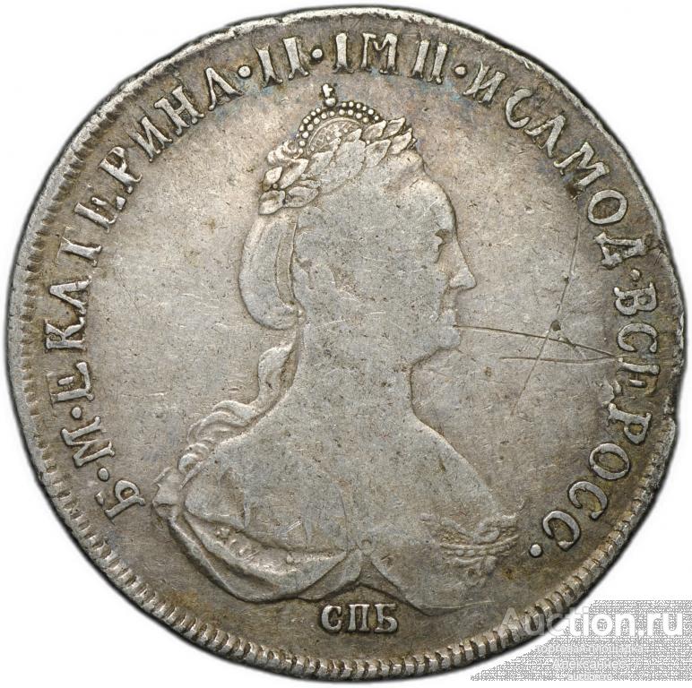 Монета Полтина 1778 СПБ ФЛ