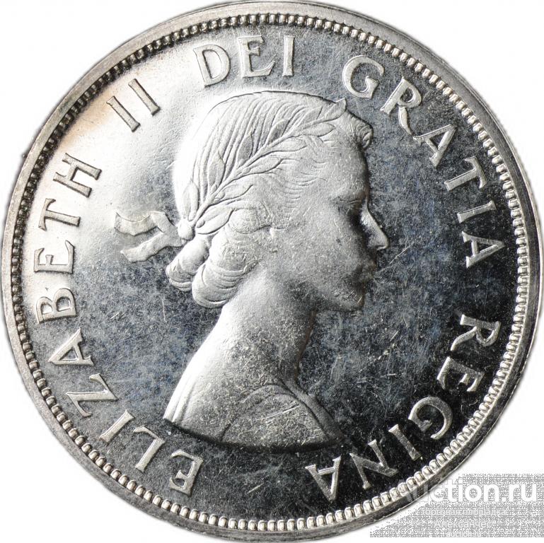 Монета 1 доллар 1963 Канада