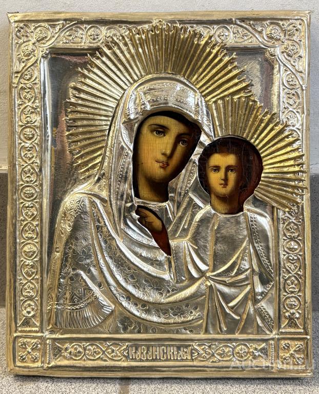 Икона Казанская Богородица Отличное Состояние