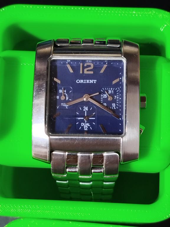 НЕЧАСТАЯ МОДЕЛЬ ЧАСОВ ORIENT TRAC-QO CS С КАЛЕНДАРЁМ.