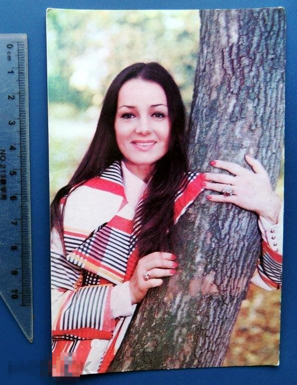 артисты кино АЛЛА ЕВДОКИМОВА 1976 Z8 БПСК