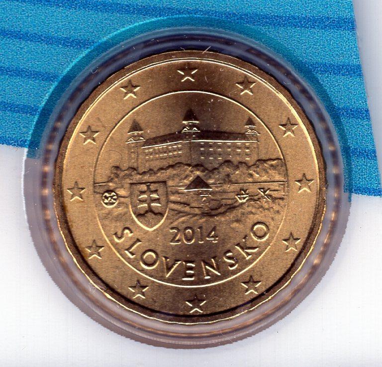 10 евроцентов - Словакия - 2014 - UNC - запайка