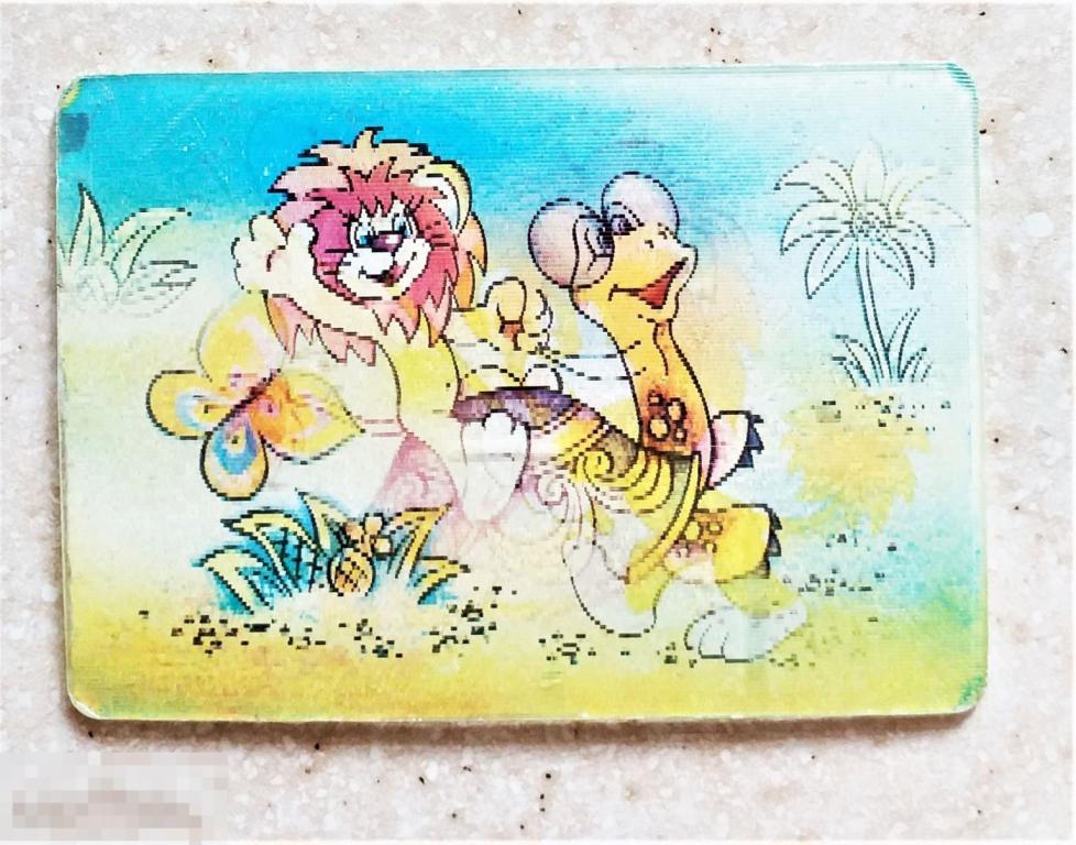 К74  Календарик стерео Как львенок и черепаха пели песенку 1981 г.