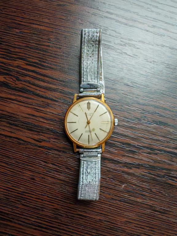 Часы наручные Poljot de Luxe Полёт де Люкс Au20 СССР