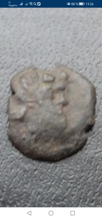 Монета Боспора. Пантикапей. Обол. Лук стрела. Редкий портрет в право (22)