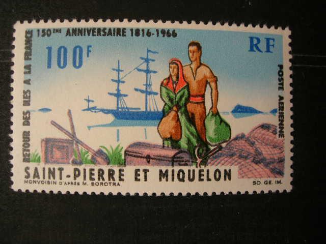 Сен-Пьер и Микелон 1966 флот:  парусник    MNH