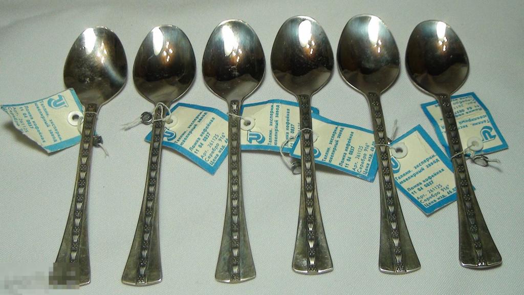 Кофейные ложки 916 проба централь 107гр   3