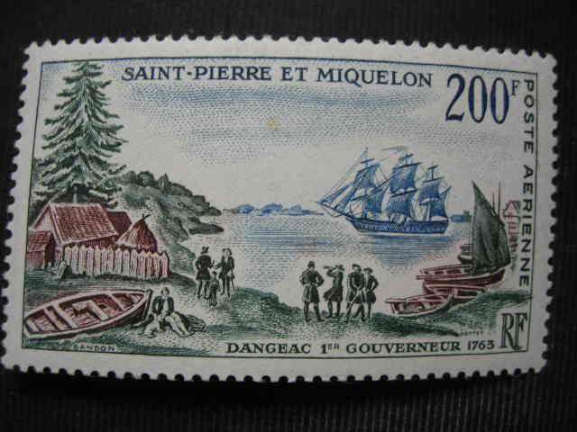 Сен-Пьер и Микелон 1963 пейзаж, парусник      MNH