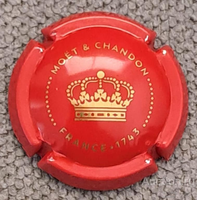 Плакетка (крышка) - Мини-шампанское Moet & Chandon (200 мл) . Франция