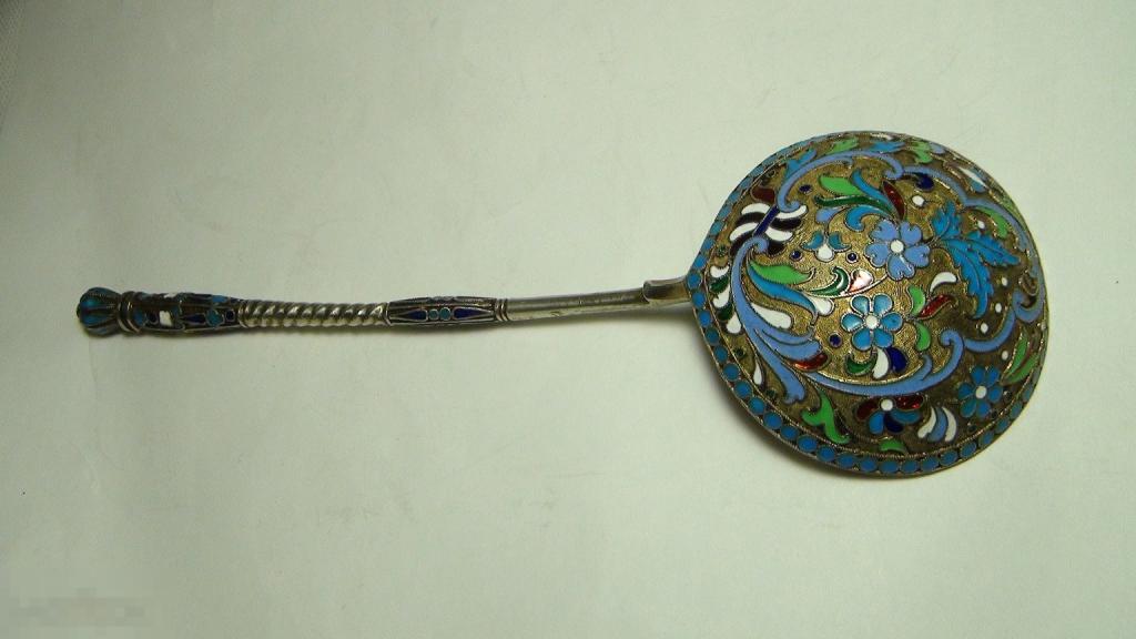 Ложка 84 проба эмаль 77,1гр