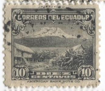 1934 эквадор Вулкан Чимборасо 1м.гаш