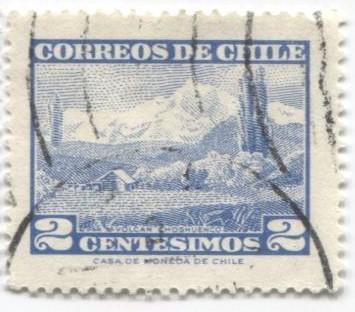 1961 Чили.Ландшафт 1м.гаш