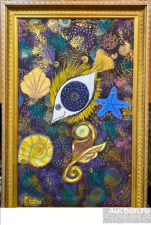 ВНИМАНИЕ! СОВЕТСКИЙ СЮРРЕАЛИЗМ! ВПЕЧАТЛЯЮЩАЯ И ПОЗИТИВНАЯ КАРТИНА НА ГРАНИ СМЕШЕНИЯ СТИЛЕЙ!!!