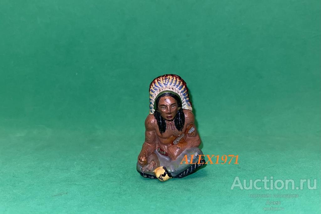 LINEOL, ИНДЕЕЦ СИДЯЩИЙ, ВОЖДЬ, ДОВОЕННЫЙ, СОЛДАТИК, ФИГУРКА, ВЕСТЕРН, ДИКИЙ ЗАПАД