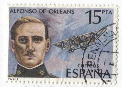 1980 Испания Пионеры авиации Алонсо Орлеанский 1м.гаш