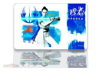 Карта тройка 2019 год «Звёздные войны» (сувенирная, тип 3)