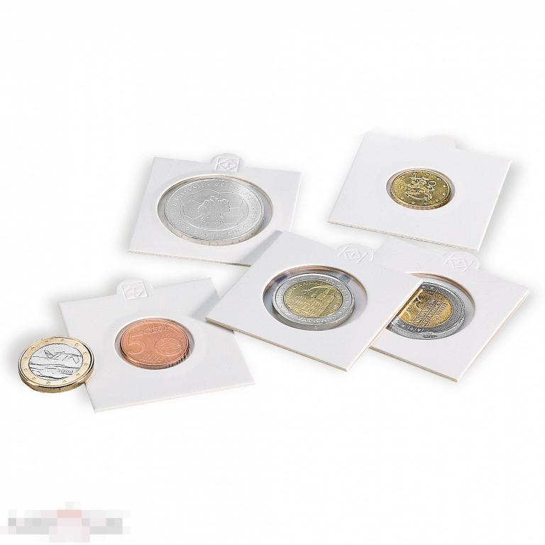 Холдеры для монет 35 мм самоклеющиеся 50 шт Германия