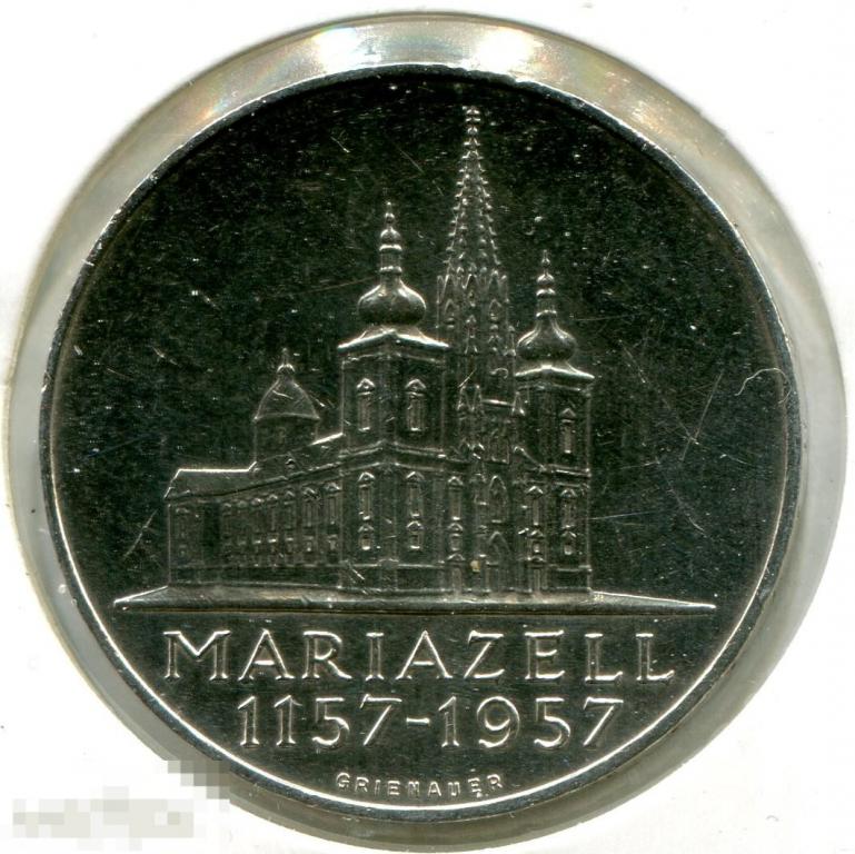 5800 Австрия 25 шиллингов 1957 года