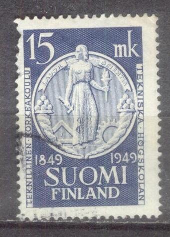 Финляндия 1949 Мi# 375 Эмблема ВУЗа гаш