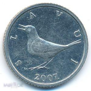 2093 Хорватия 1 куна 2007 года