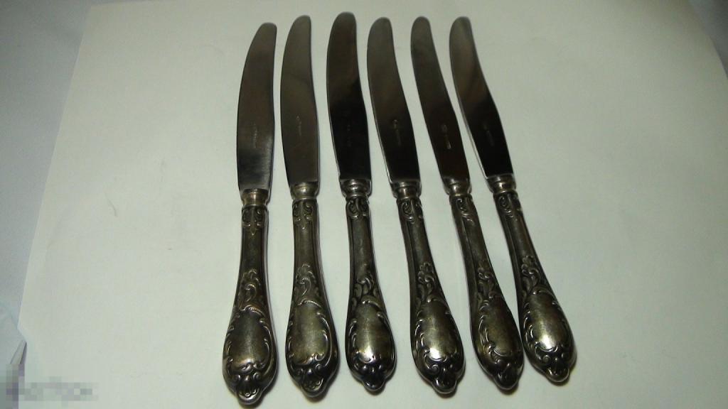 Столовые ножи мельхиор  ЗИШ  46