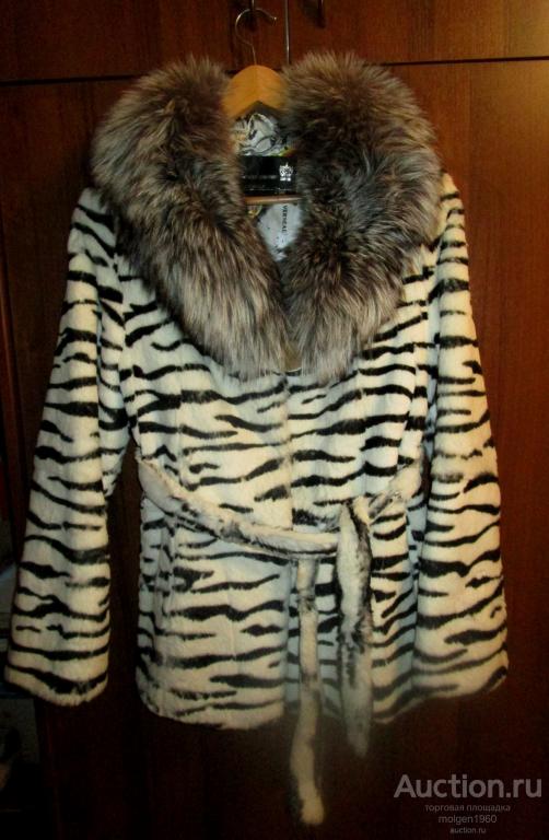 Шуба меховая куртка с чернобуркой р.42-44