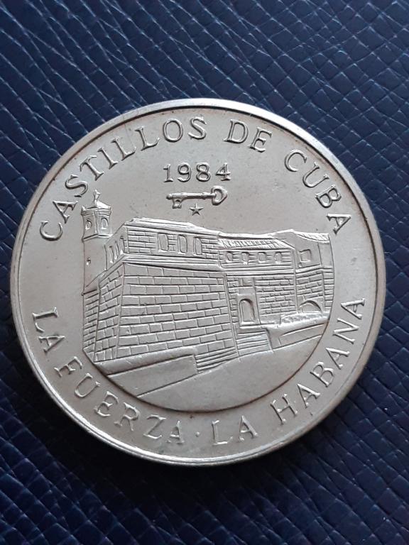 Куба 1 песо 1984 КМ 142