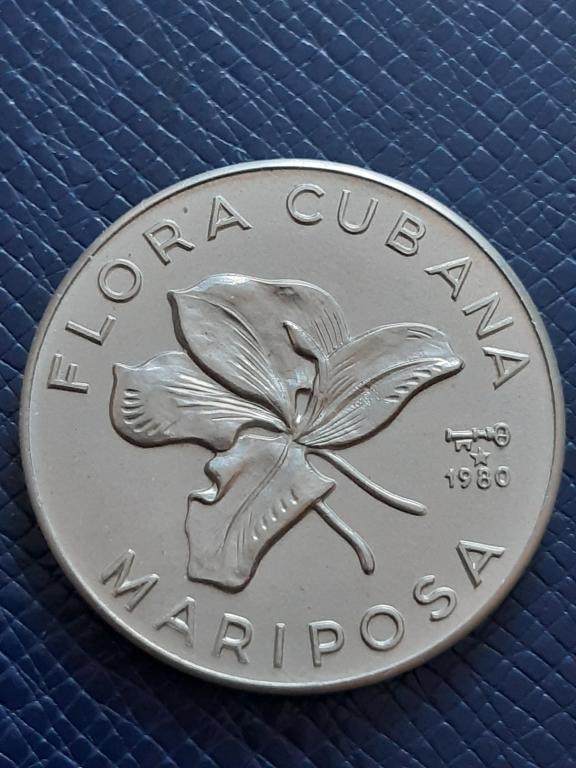 Куба 1 песо 1980 КМ 46