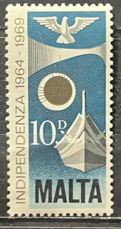 Почтовая марка Мальта 🇲🇹