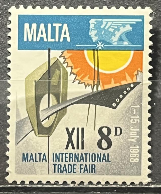 Почтовая марка Мальта 🇲🇹