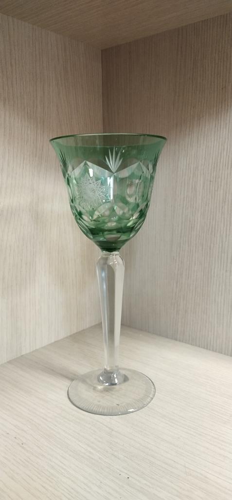 Бокал. Хрусталь. Цветное стекло. 5.