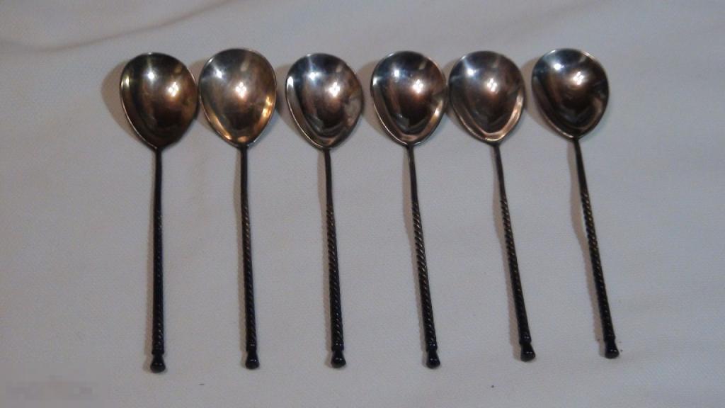 Чайные ложки мельхиор 60