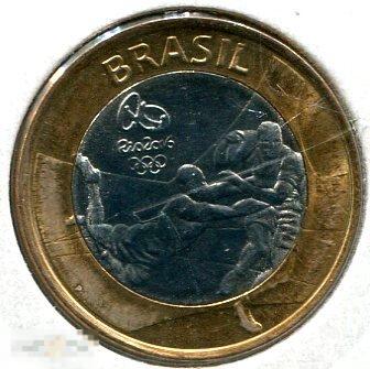 5432 Бразилия 1 реал 2015 года Регби