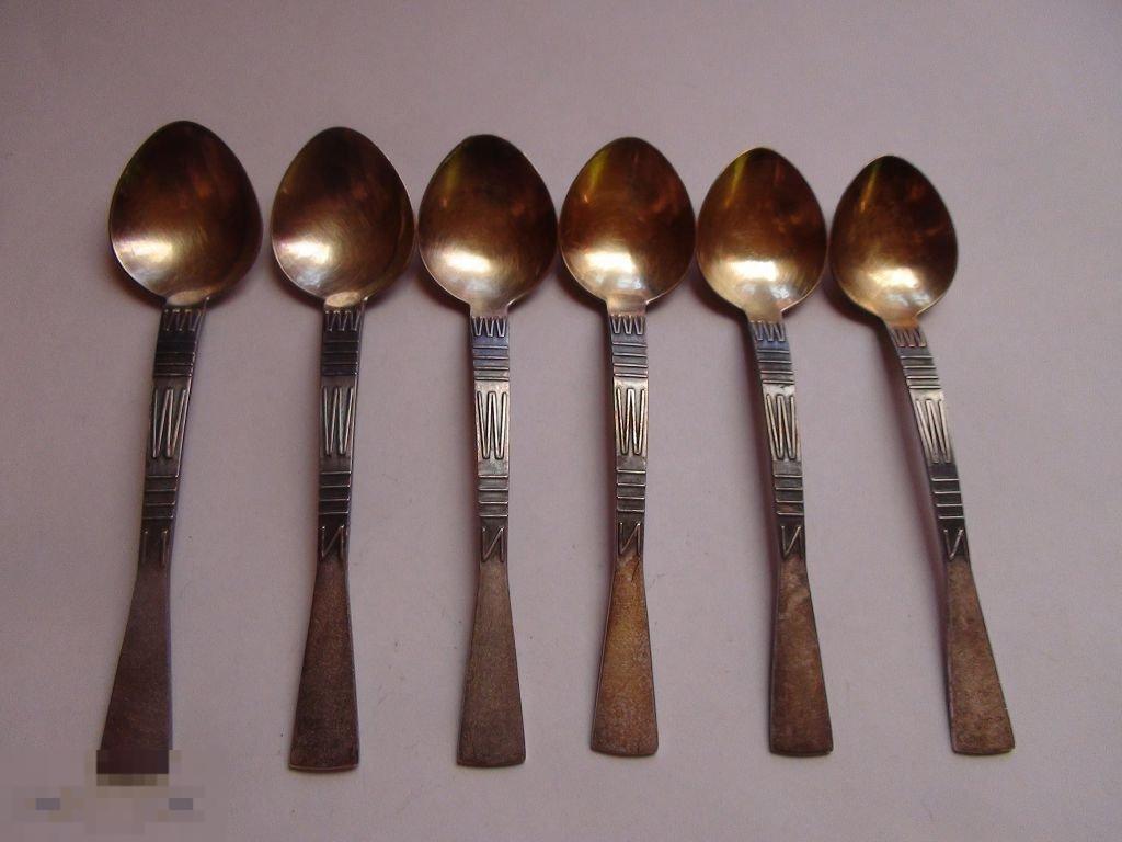 Чайные ложки мельхиор Таллин 12,9см