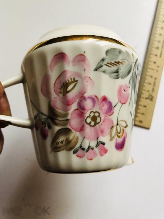 СЛИВОЧНИК. МОЛОЧНИК Клеймо Дмитровский фарфоровый завод (Вербилки) Лось