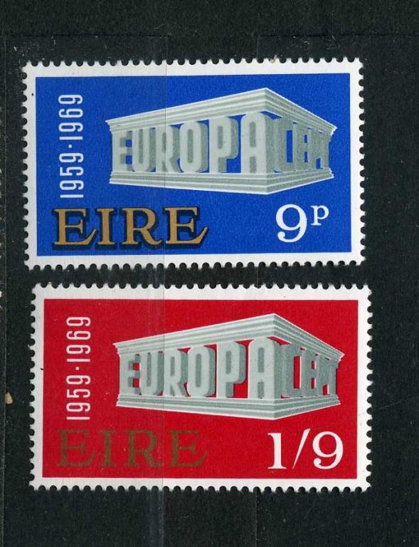 Ирландия.  Европа СЕПТ. Серия. 1969.**