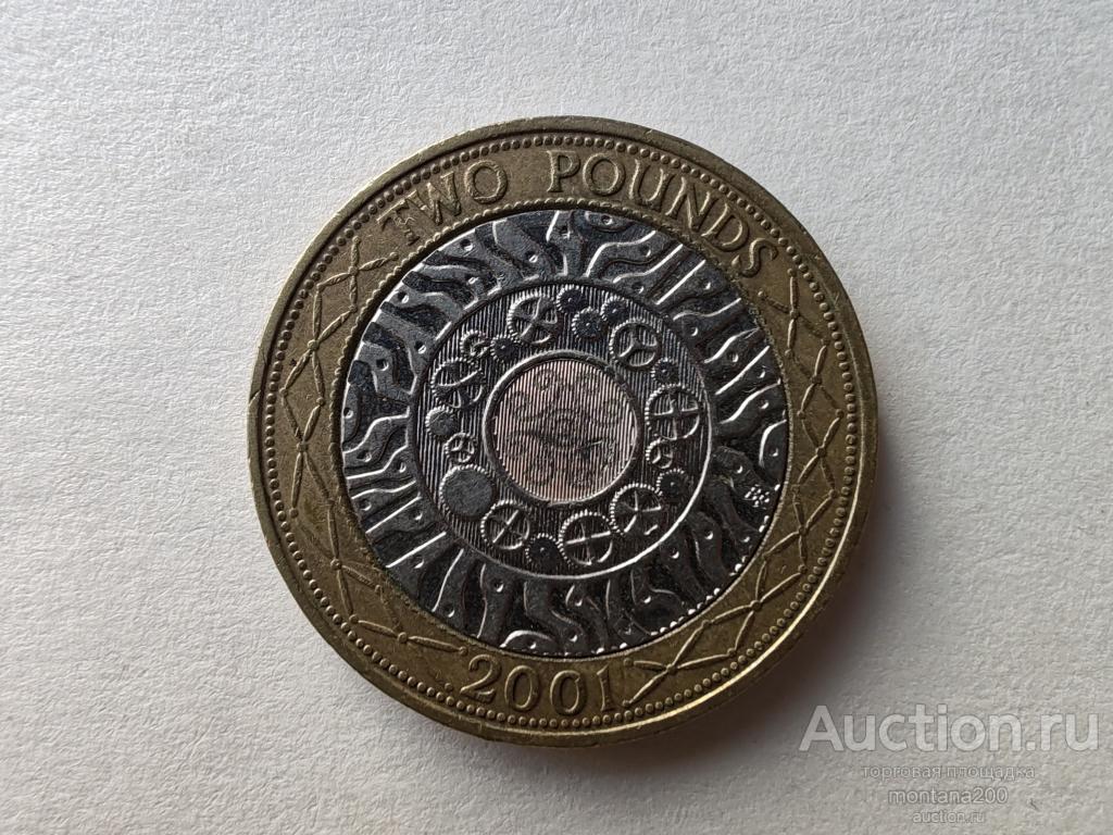 великобритания 2 фунта 2001. 24