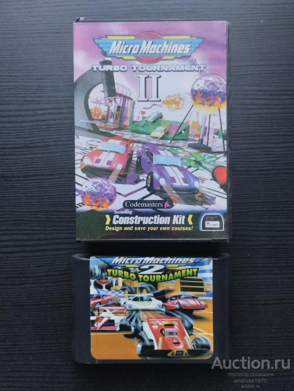 КАРТРИДЖ ДЛЯ СЕГА SEGA MEGA DRIVE. MICRO MACHINES 2 TURBO TOURNAMENT