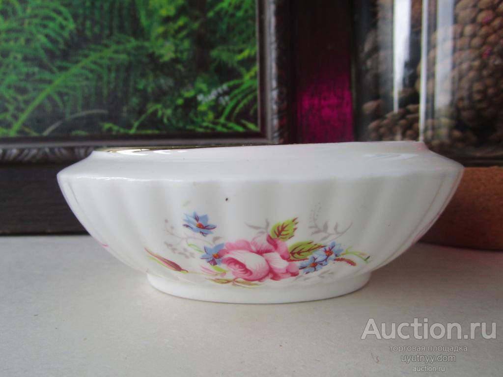 490. тарелочка шкатулка COALPORT 80е гг