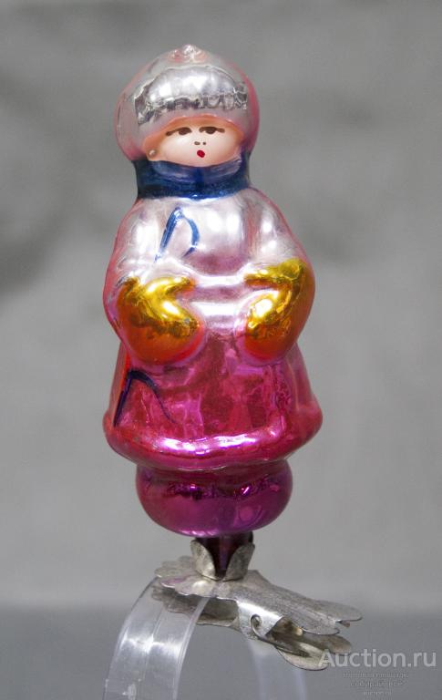 Елочная игрушка Мужичок с ноготок, на прищепке (4)