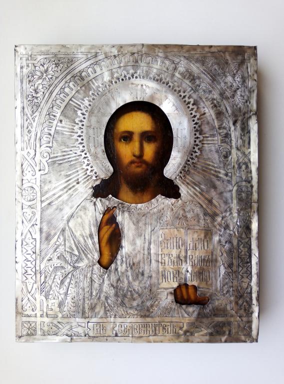 Вседержитель. Серебро 84 пр. 1880 год.