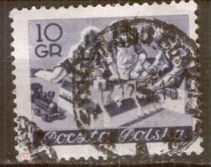 Польша 1953 Mi# 834 Дети гаш