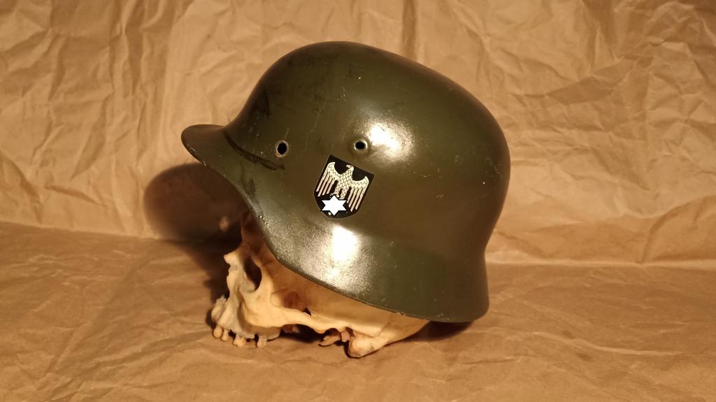 Каска Немецкая М-35 DD Стальной Шлем Войска Вермахта Рейх