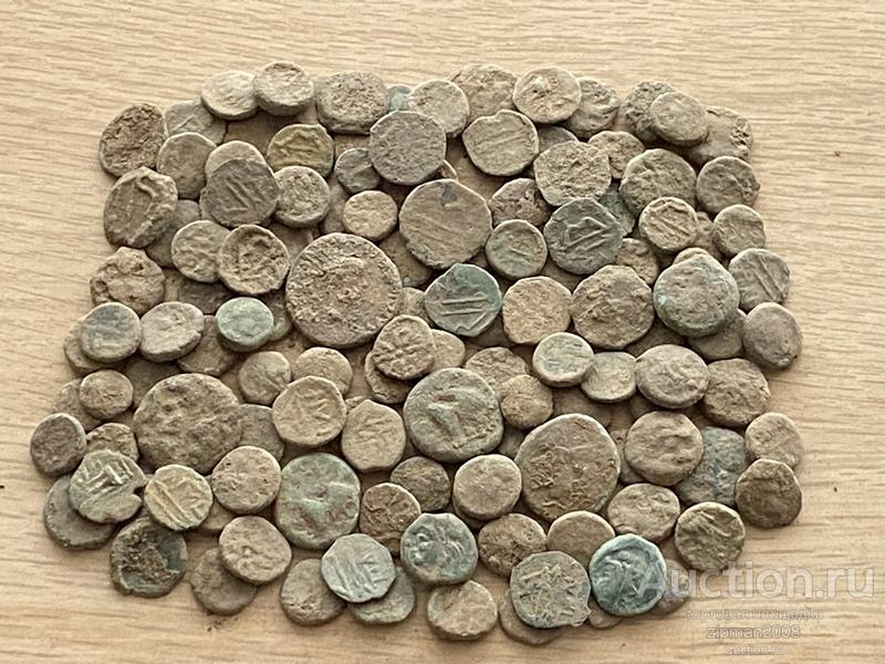 140  МОНЕТ БОСПОРА  НА ЧИСТКУ ОРИГИНАЛЫ