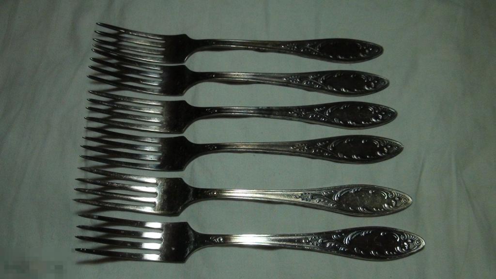 Вилки столовые мельхиор 20,5см 12