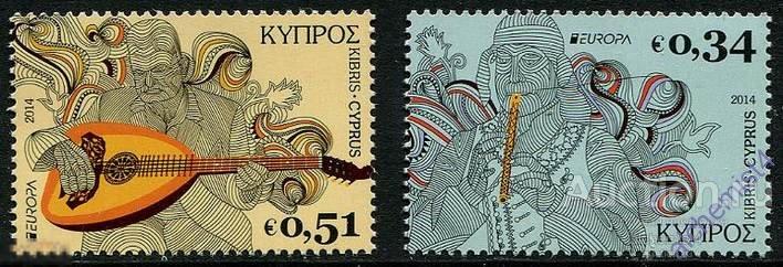 Кипр 2014 ** Европа, музыкальные инструменты