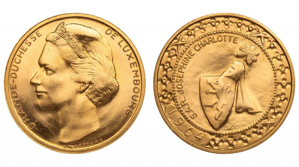 Люксембург. Жан. 40 франков 1964 года.  207548