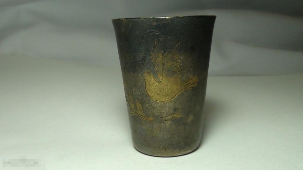 Стопка голубь 5,4см мельхиор 2